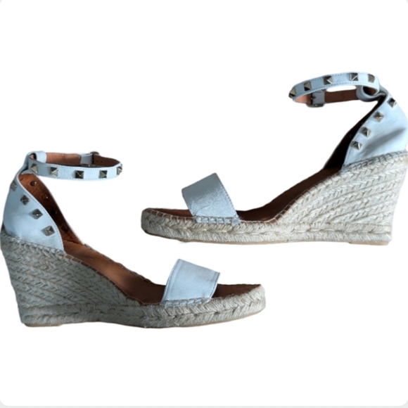 Anthropologie Maypol Nalino Studded Espadrille Wedges 40/9 EUC - Picture 5 of 8